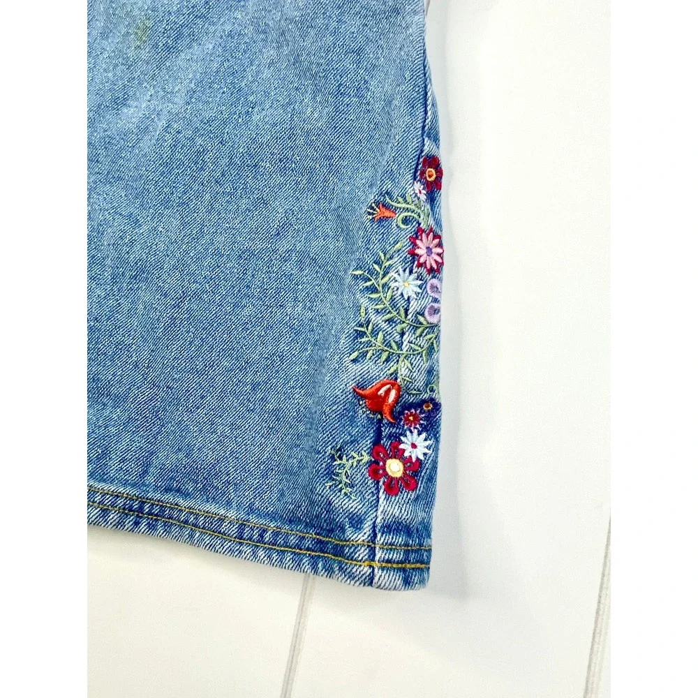 Vintage Mickey & Co Minnie Mouse‎ Denim Overall Dress, Size 6X